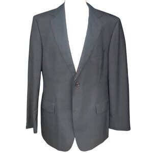 Hugo Boss SZ 42R Black Wool Classic Sport Jacket Blazer